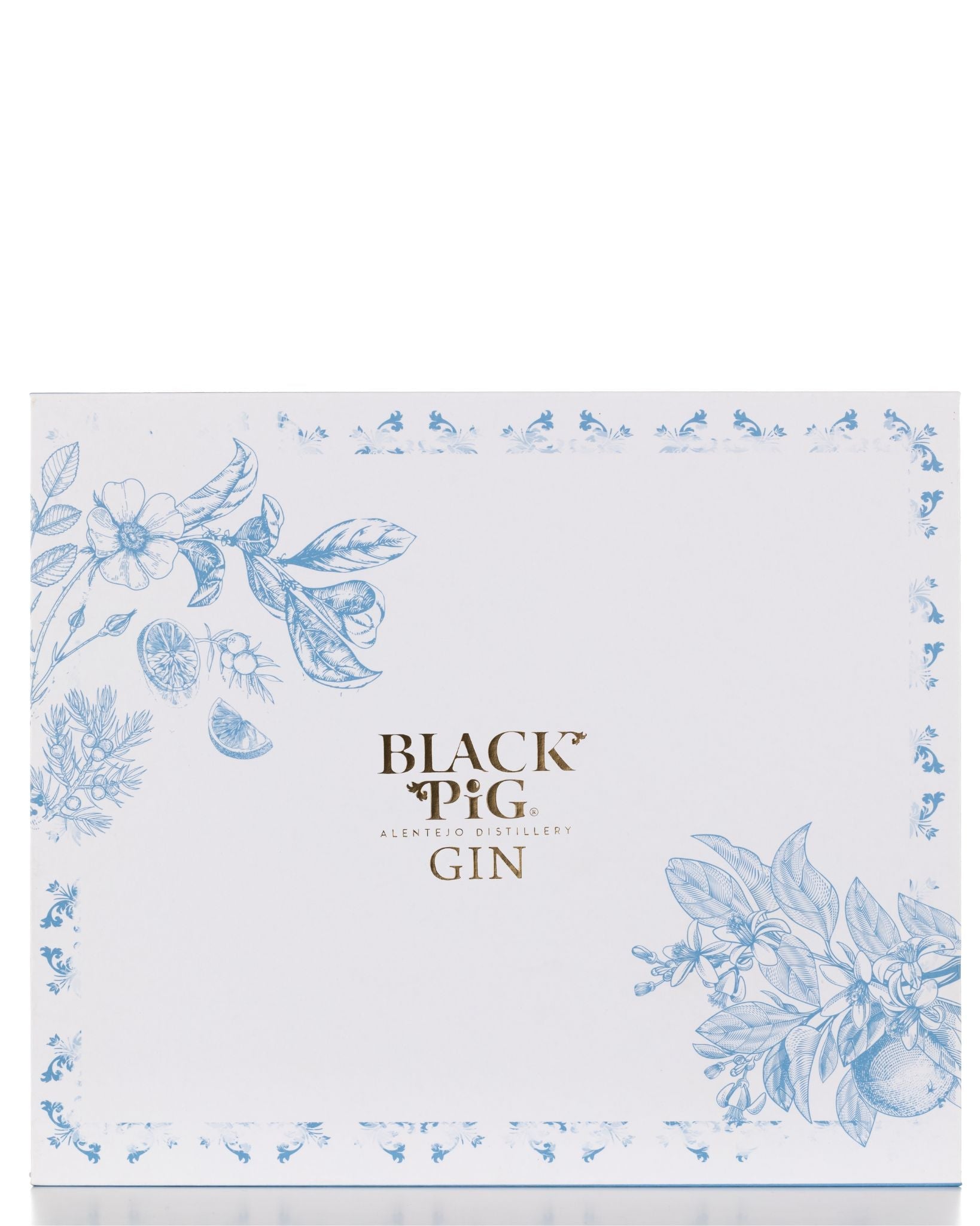 Black Pig Premium Gin Pack (1 bottle + 2 glasses)