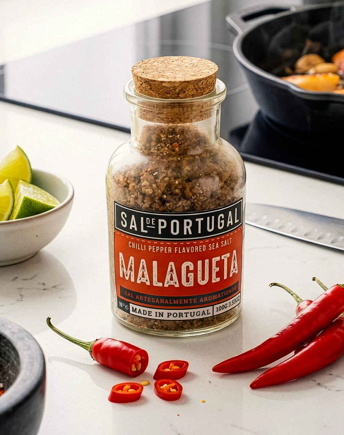 Sal Aromatizado Malagueta Sal de Portugal 150g