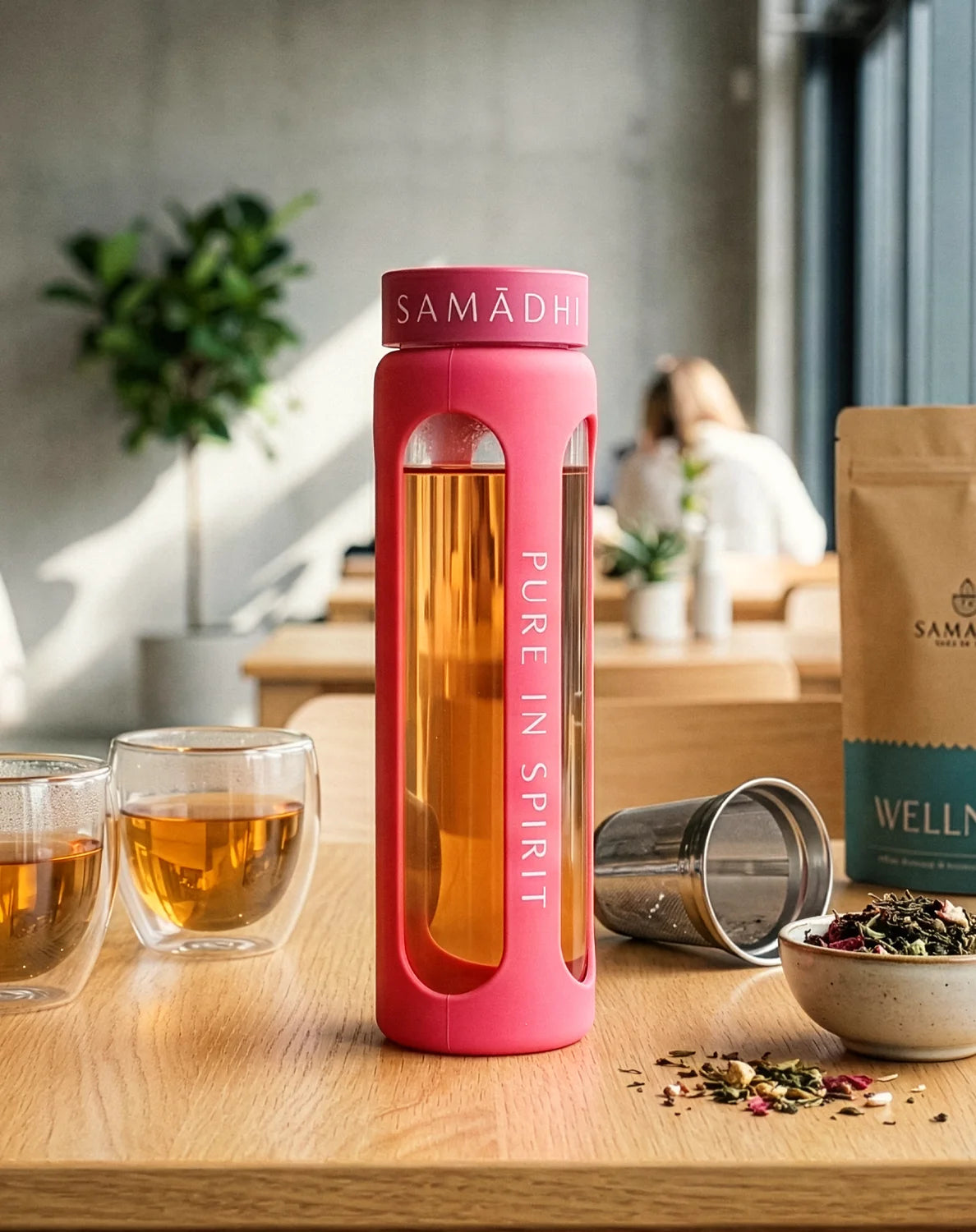 Garrafa de Chá com Infusor Samadhi