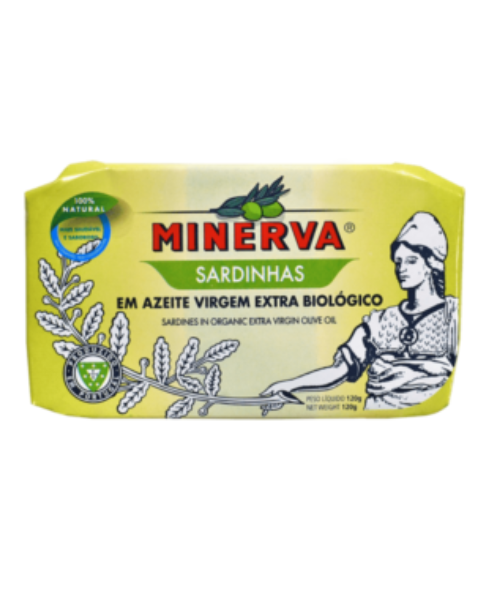 Sardines in Organic Extra Virgin Olive Oil Minerva 120g