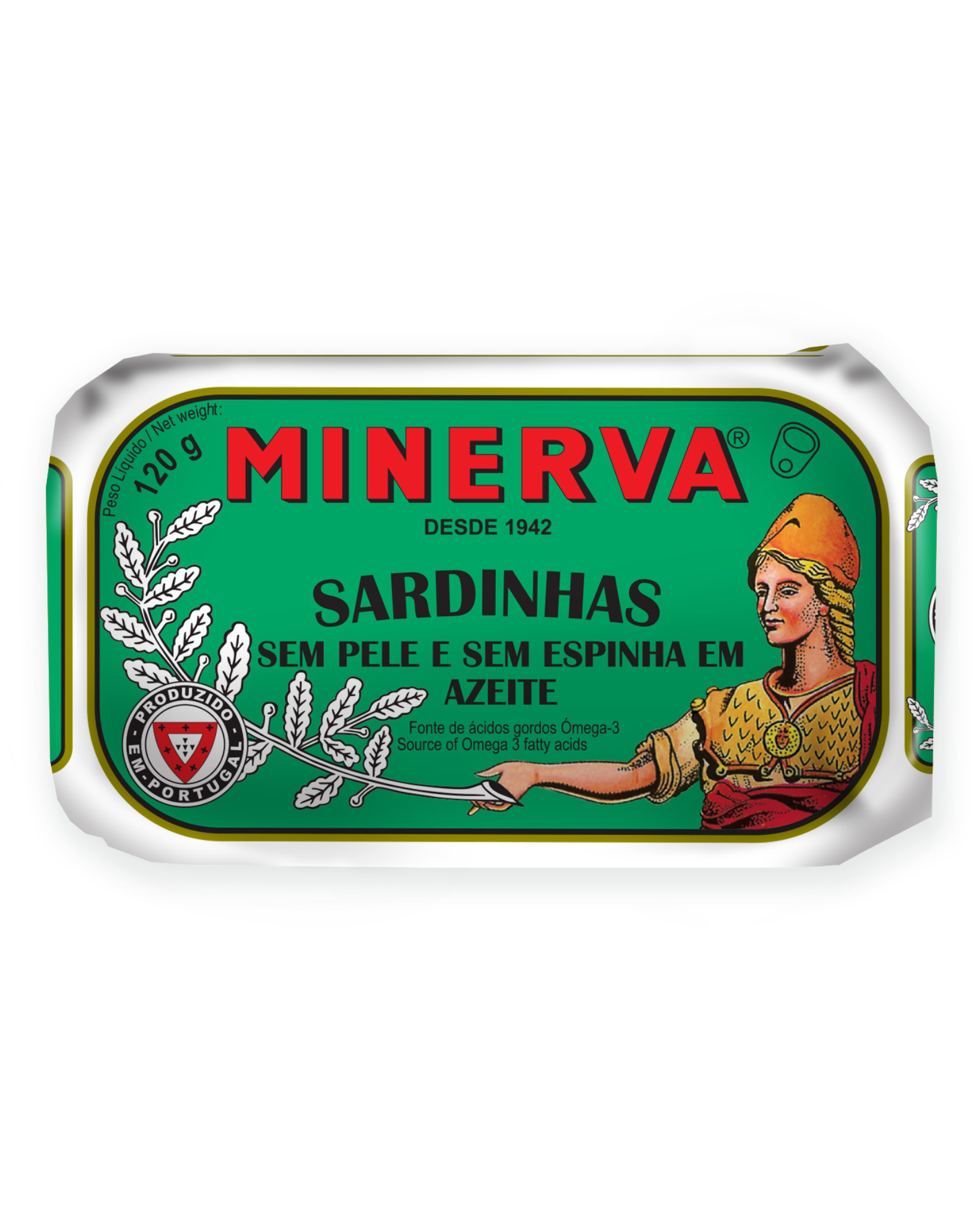Skinless and Boneless Sardines in Minerva Olive Oil 120g