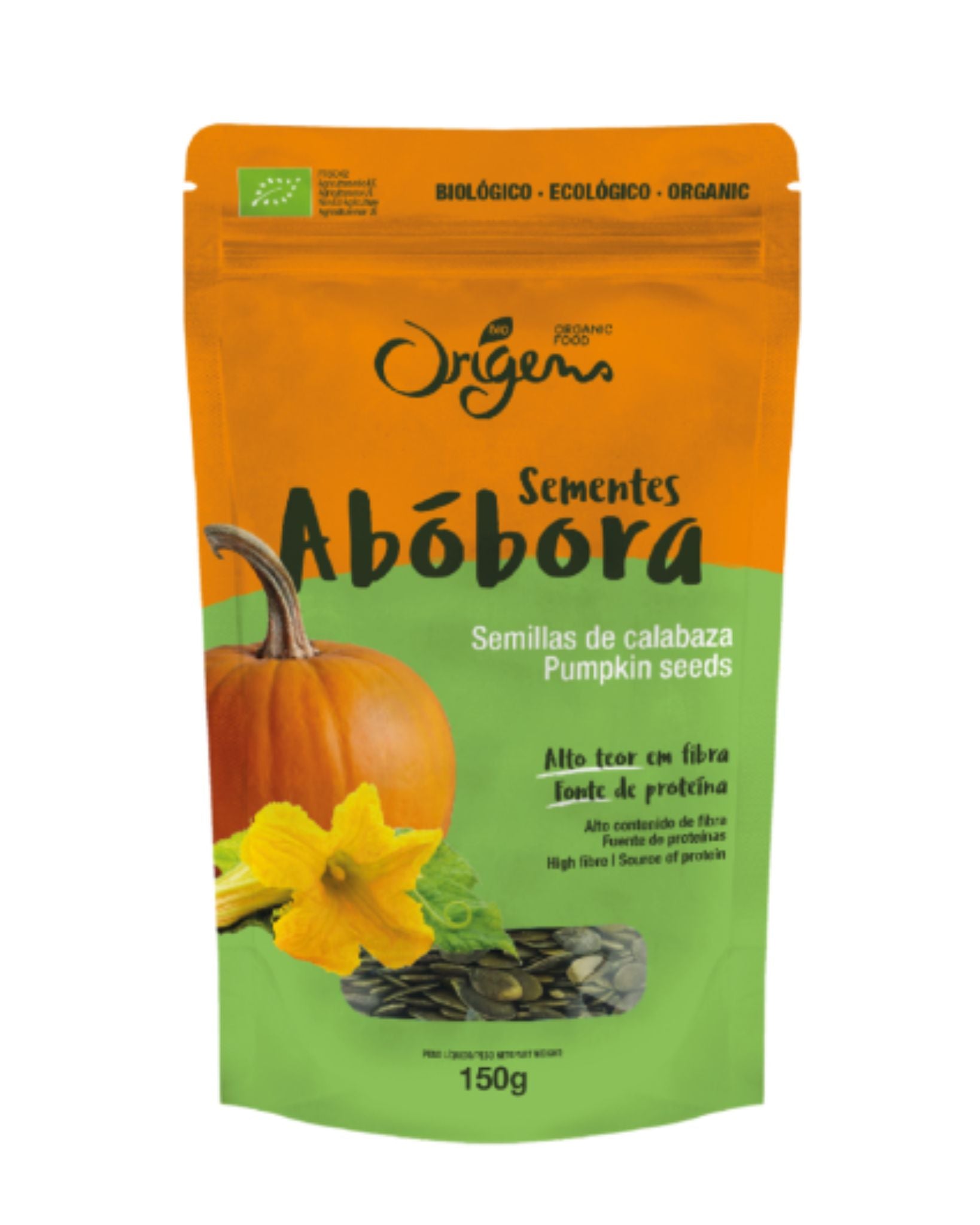 Organic Pumpkin Seeds Origins 150g