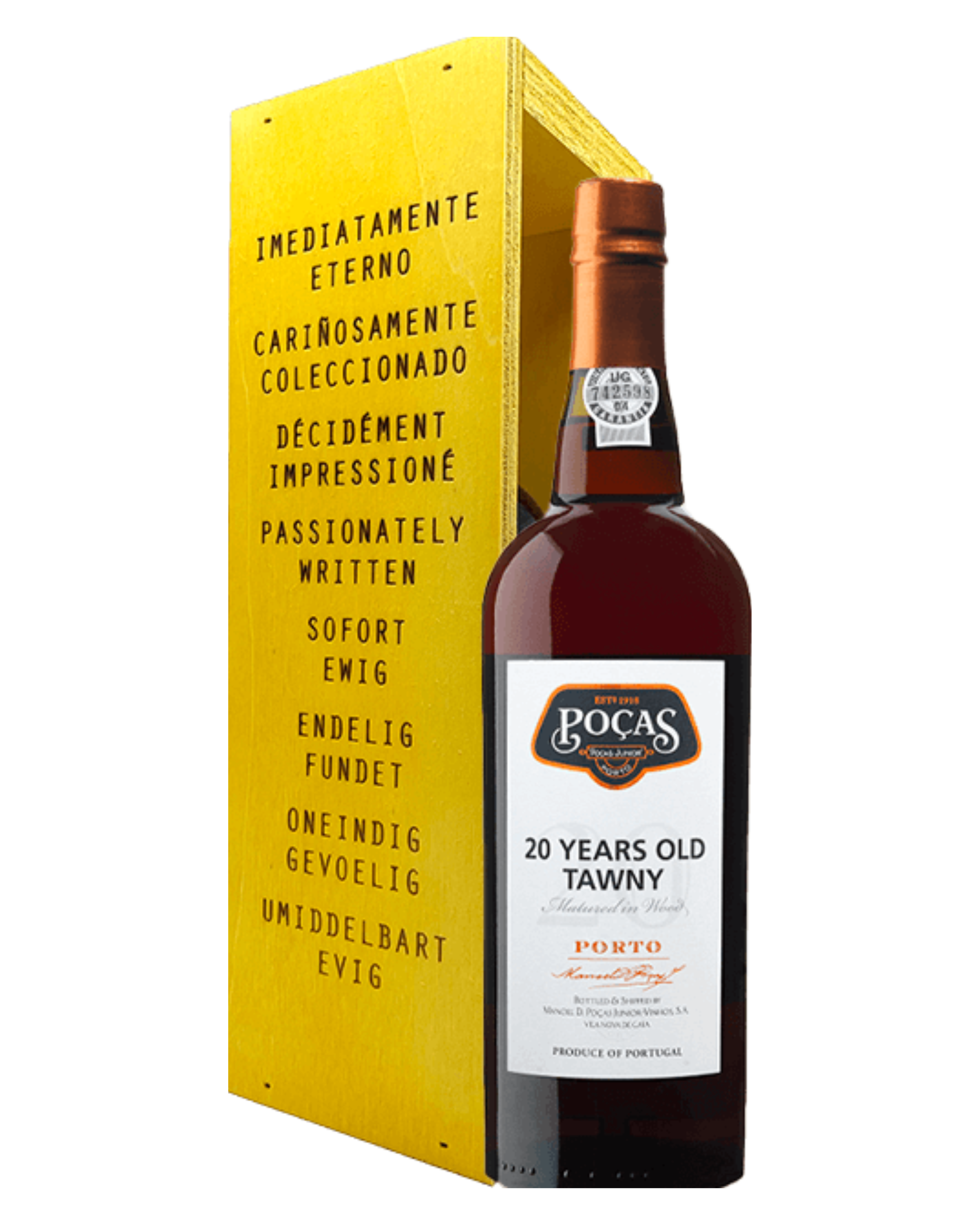 Poças 20 Years Tawny Port Wine