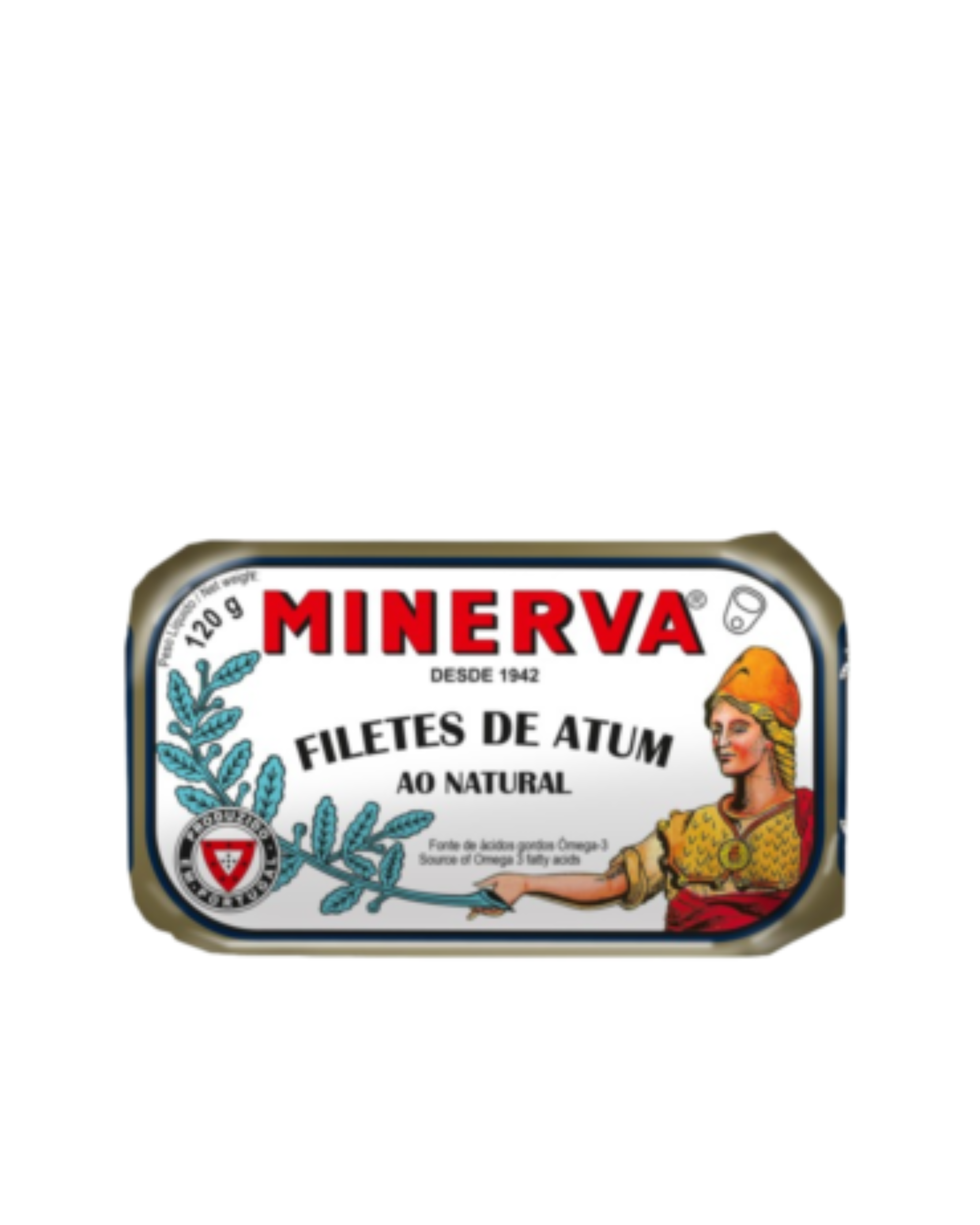 Filetes de Atum ao Natural Minerva 120g