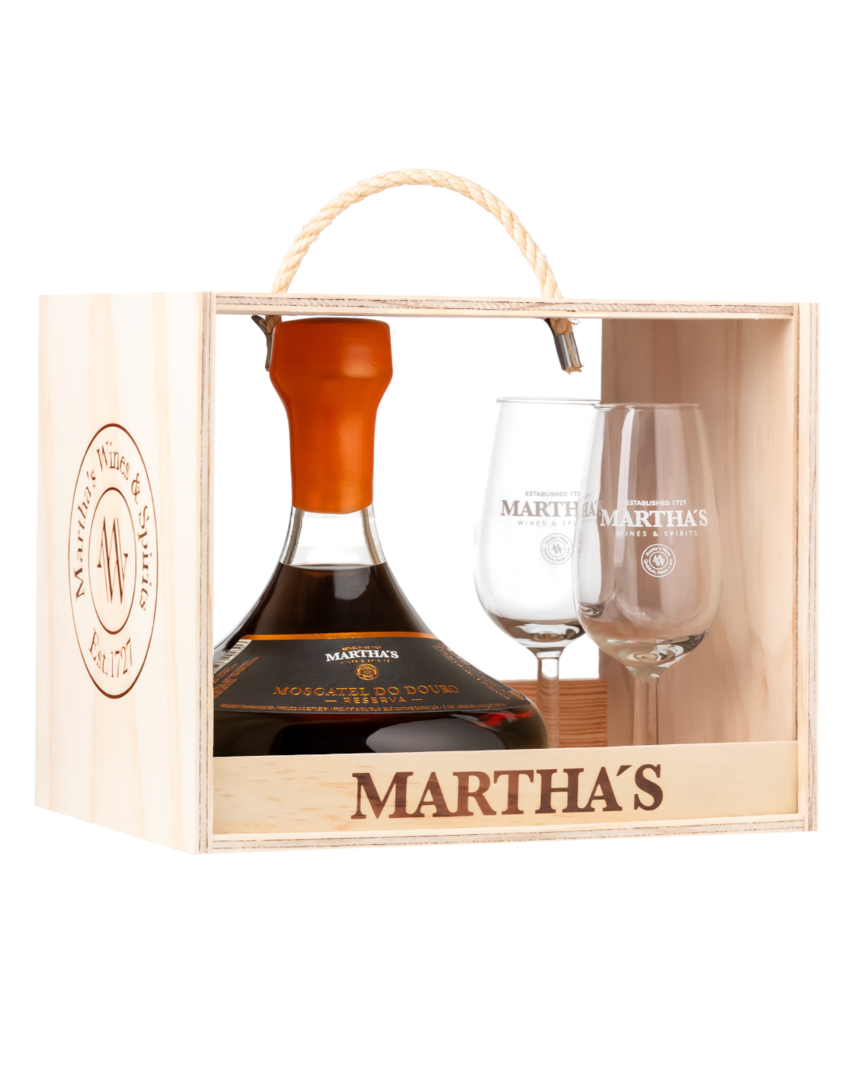 Vinho Moscatel Martha`s Decanter Noble Reserva c/copo 75cl