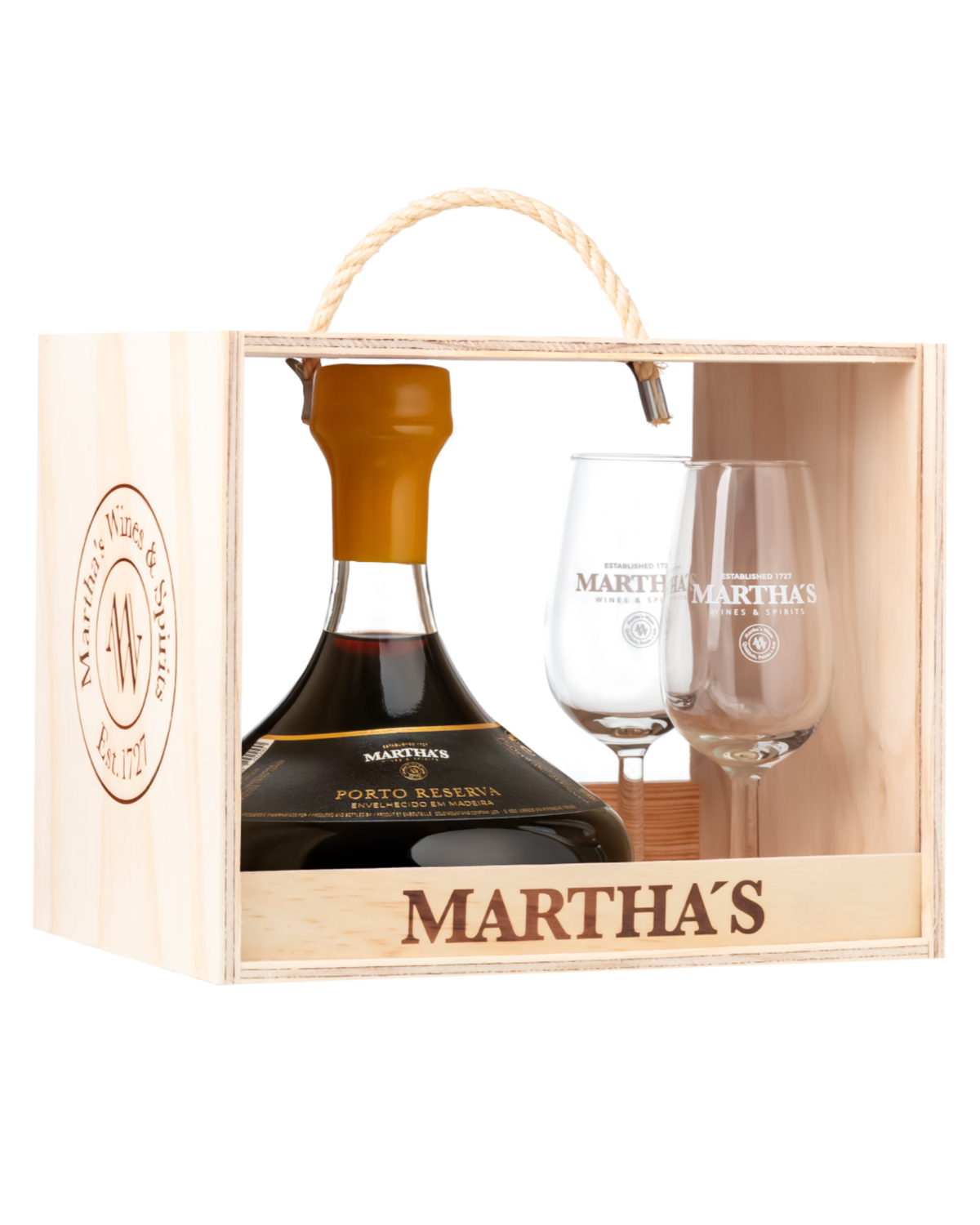 Vinho do Porto Martha`s Decanter Noble Reserva c/copo 75cl