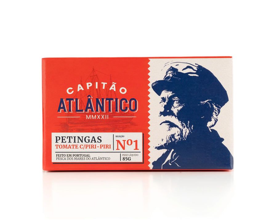 Petingas em Tomate Picante Capitão Atlântico