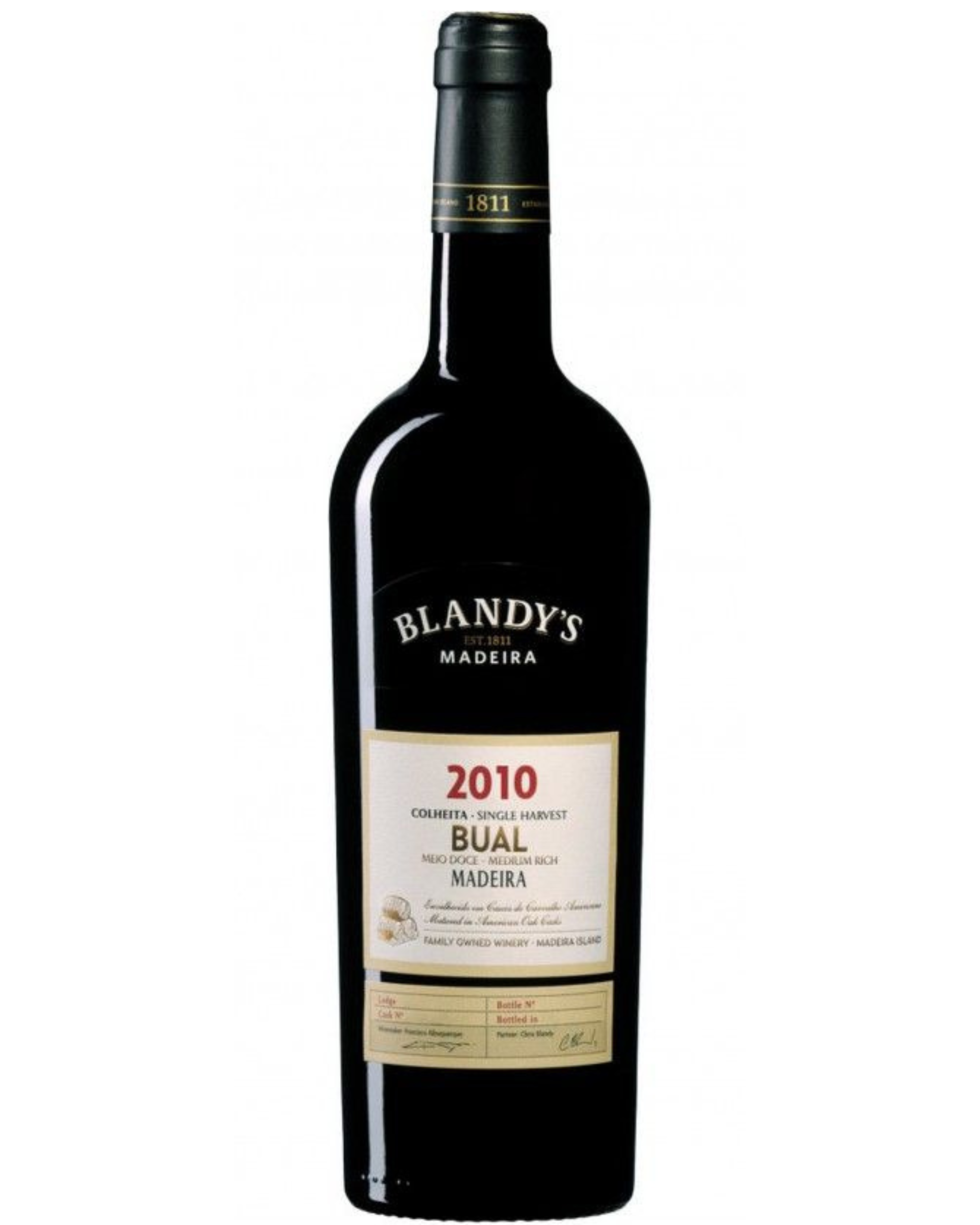 Blandy’s Bual Harvest 2010