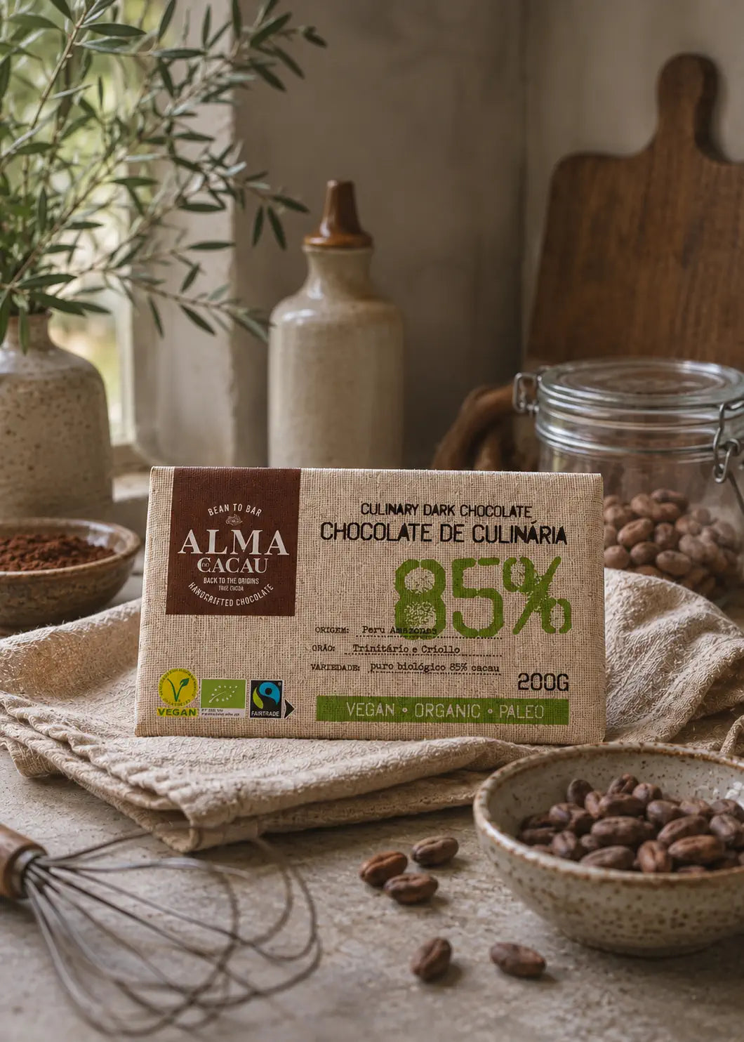 Chocolate de Culinária 85% Alma do Cacau 200g