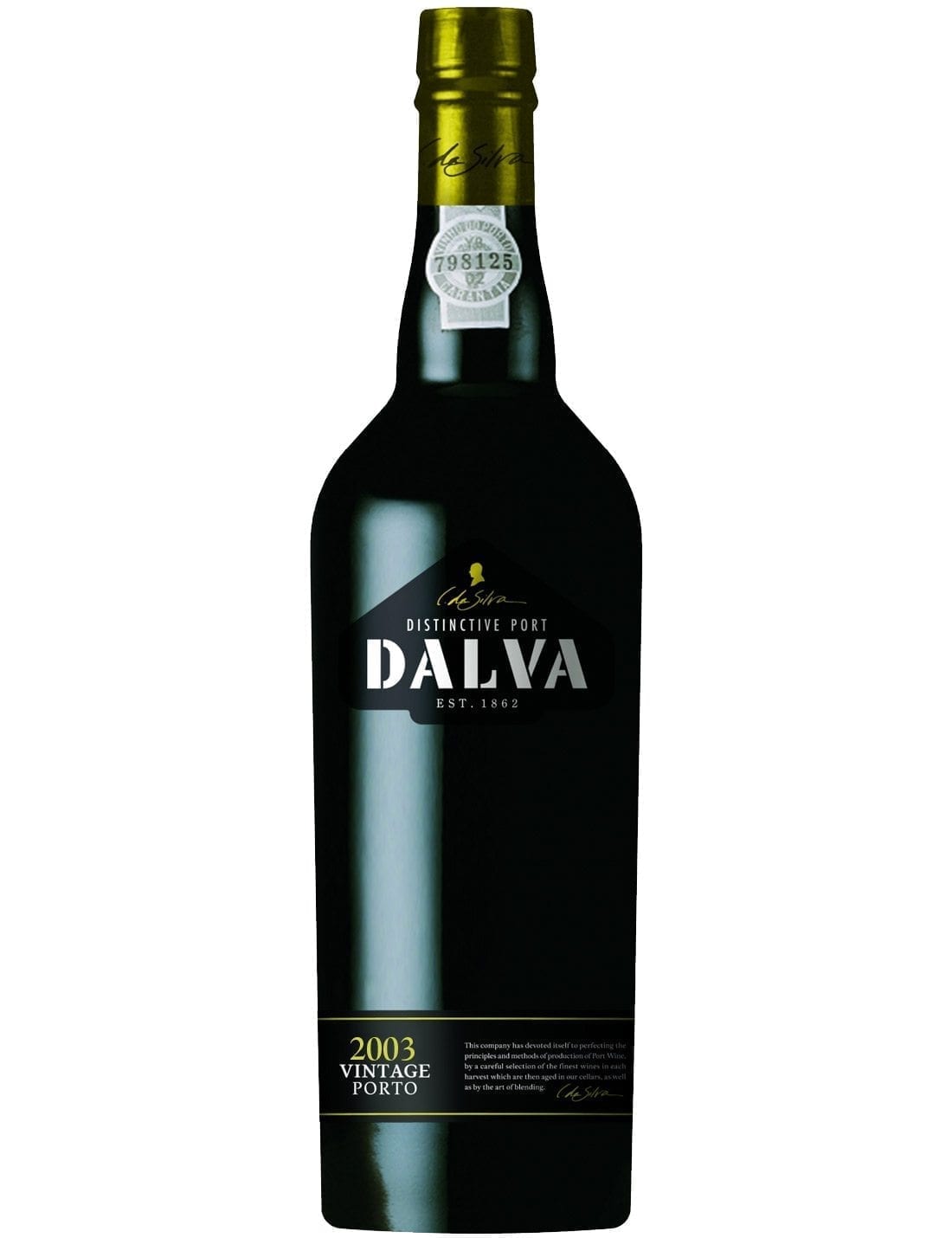 A Bottle of Dalva Vintage 2003 Port