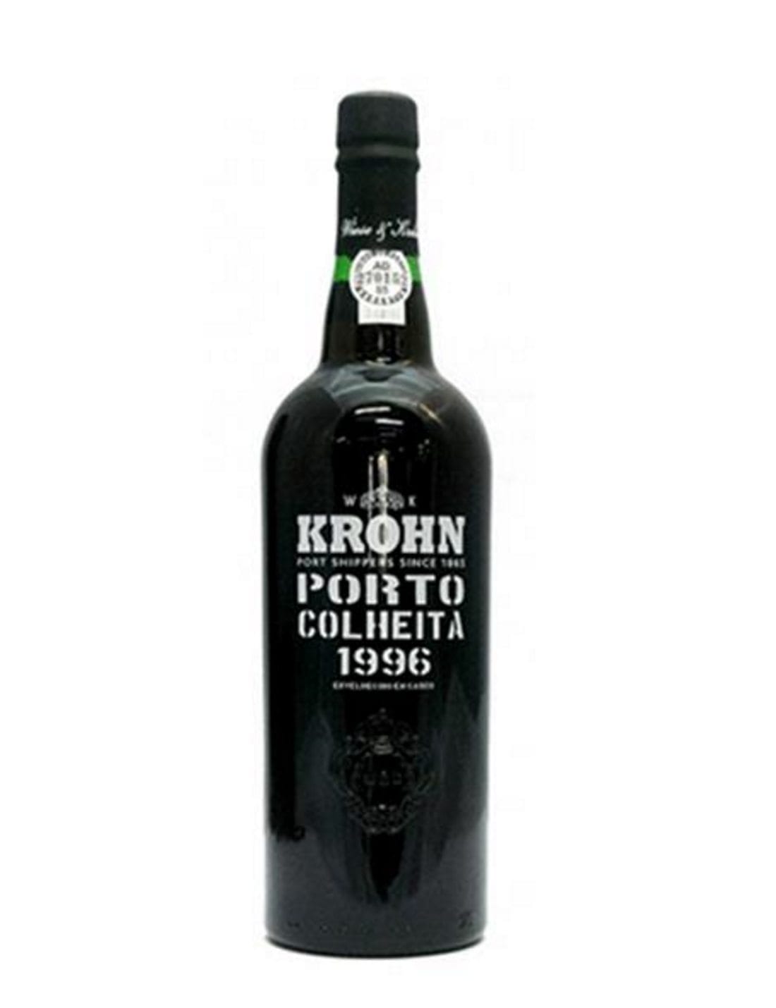 A Bottle of Krohn Harvest 1996 Port