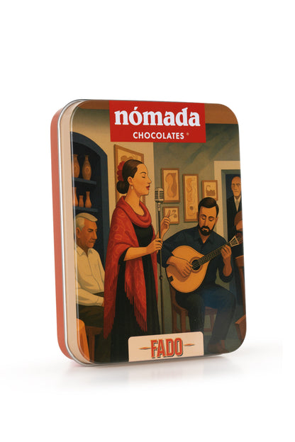 Lata de Chocolate &quot;Fado&quot; Nómada 50g