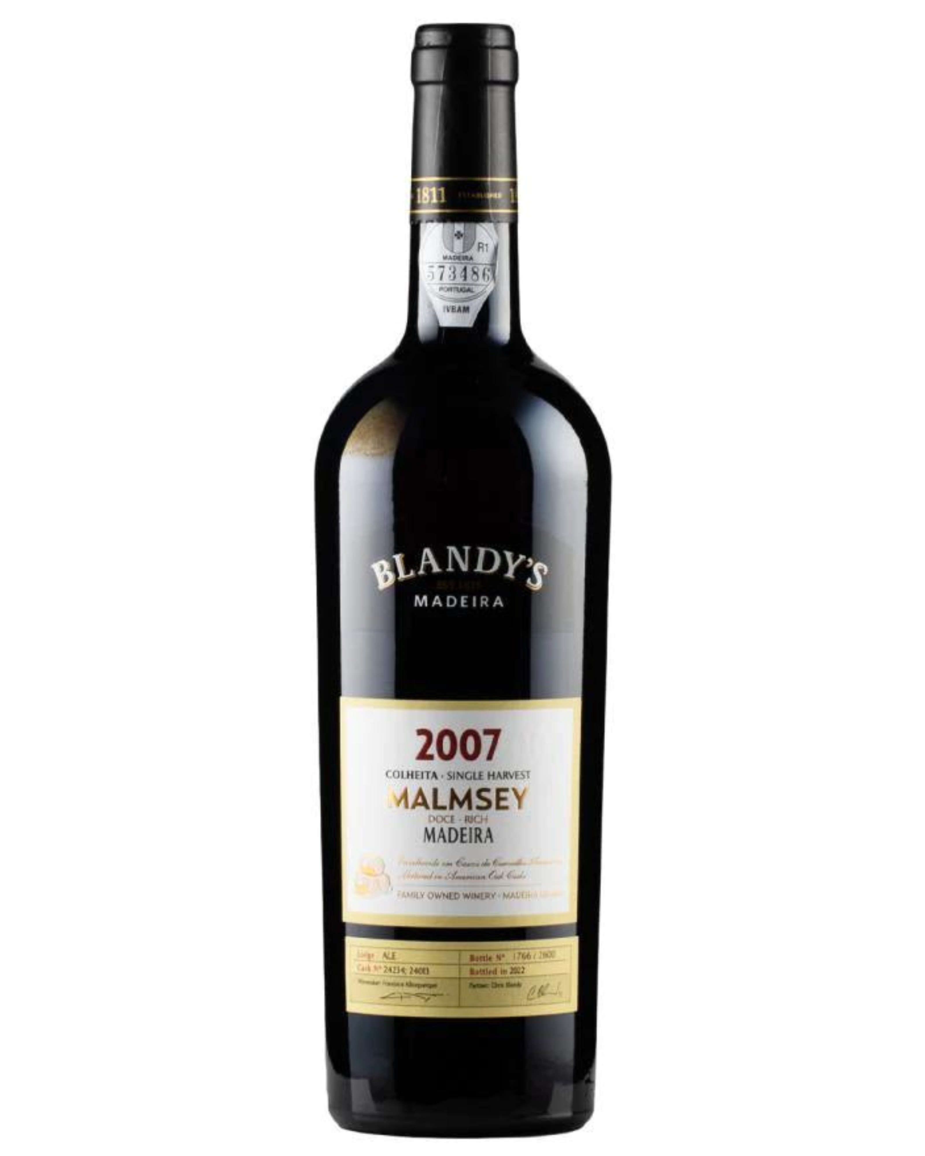 Vinho da Madeira Blandy’s Malmsey 2007 50cl