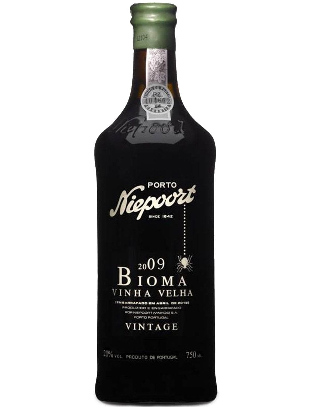 A Bottle of Niepoort Vintage 2009 Bioma Port Wine