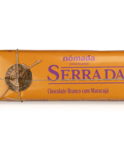 Tablete de Chocolate Branco com Maracujá Nómada 300g