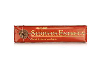 Tablete de Chocolate de Leite com Frutos Tropicais 300g Nómada