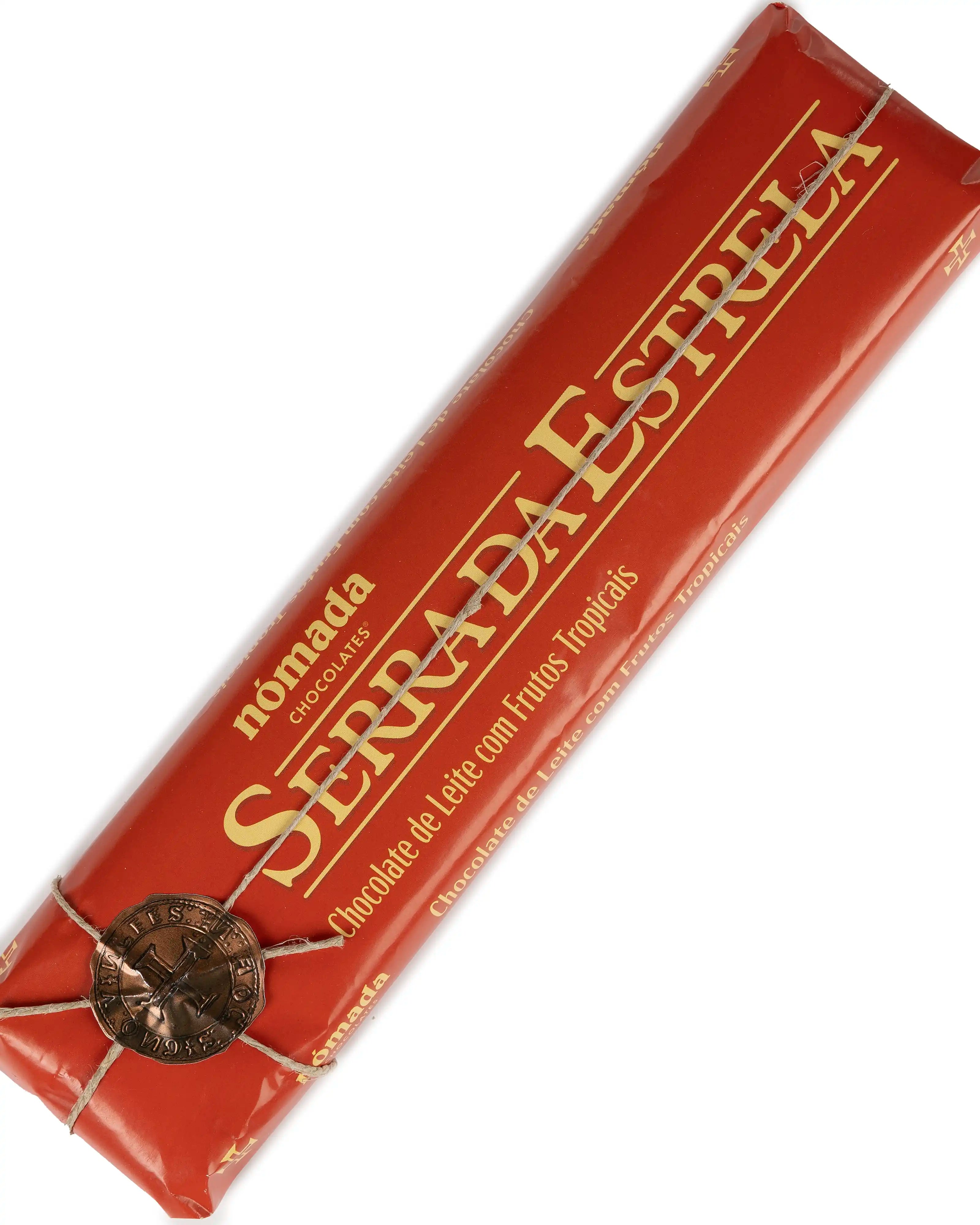 Milk Chocolate Tablet with Tropical Fruits 300g Nómada