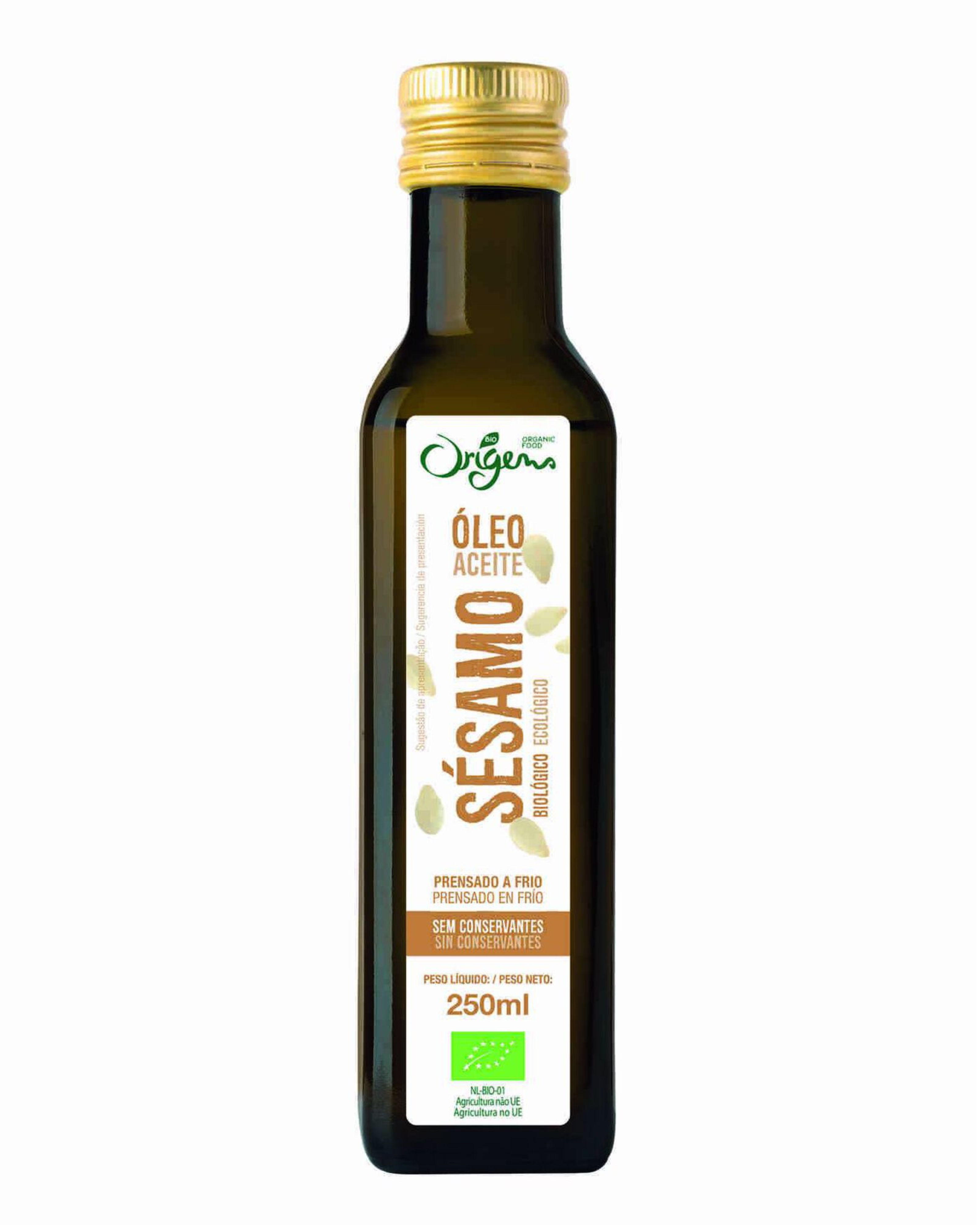 Óleo de Sésamo Biológico Origens 250ml