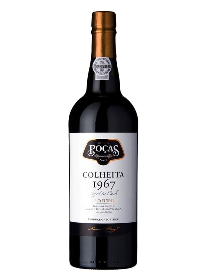 A Bottle of Poças Harvest 1967 Port Wine