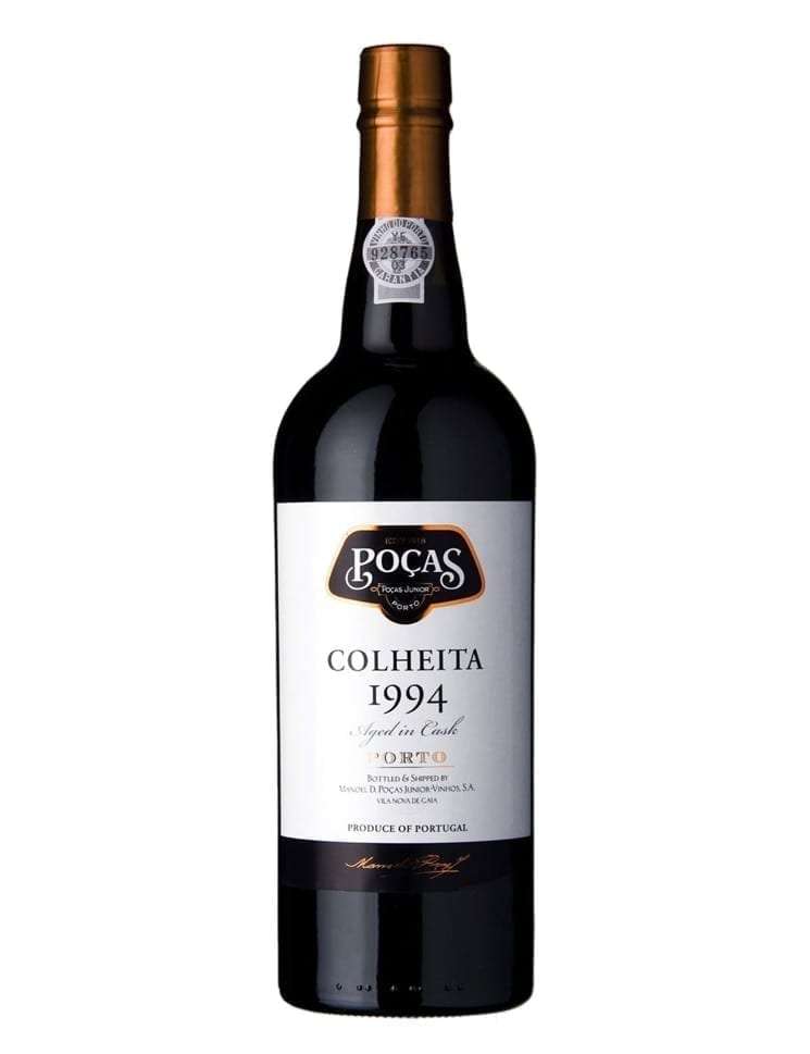 A Bottle of Poças Harvest 1994 Port Wine