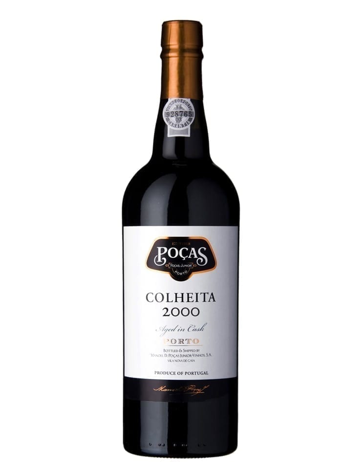 A Bottle of Poças Harvest 2000 Port Wine
