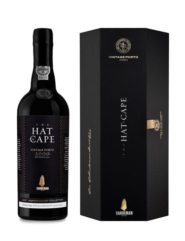 A Bottle of Sandeman Vintage 225 Years - Hat Cape Port Wine