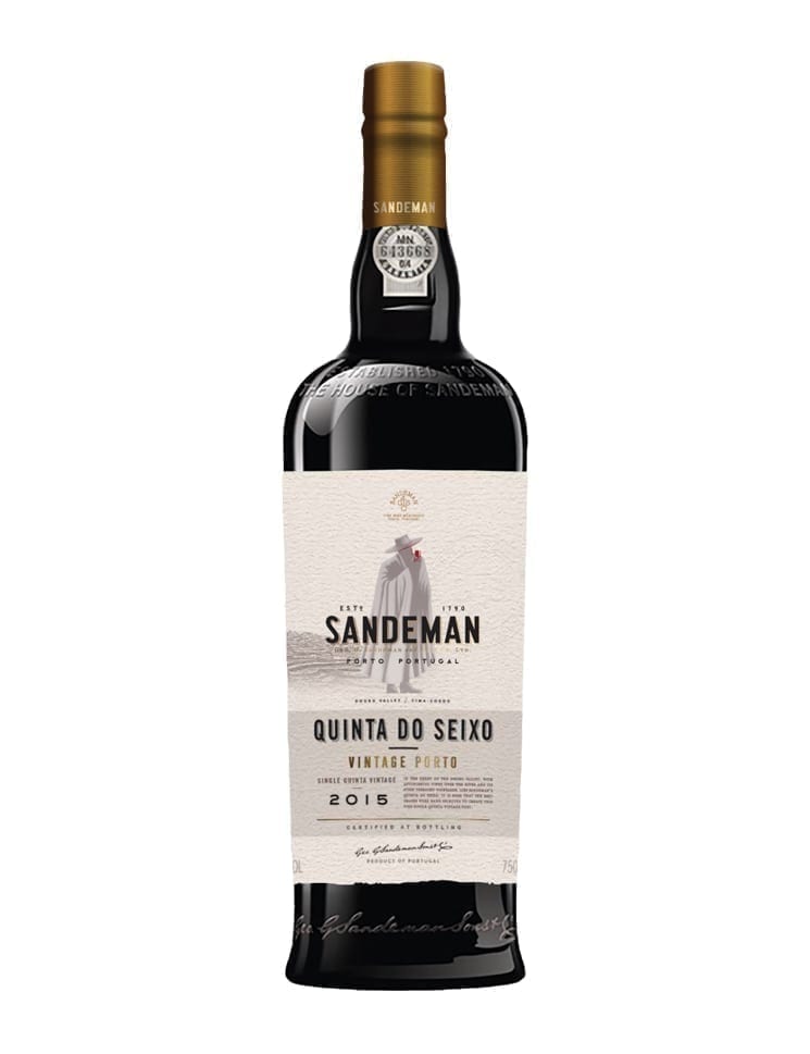 A Bottle of Sandeman Quinta do Seixo Vintage 2015 Port Wine