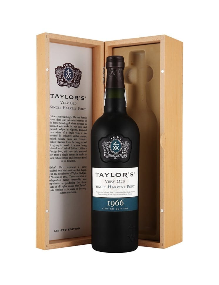 A Bottle of Taylor’s Single Harvest 1966 Port