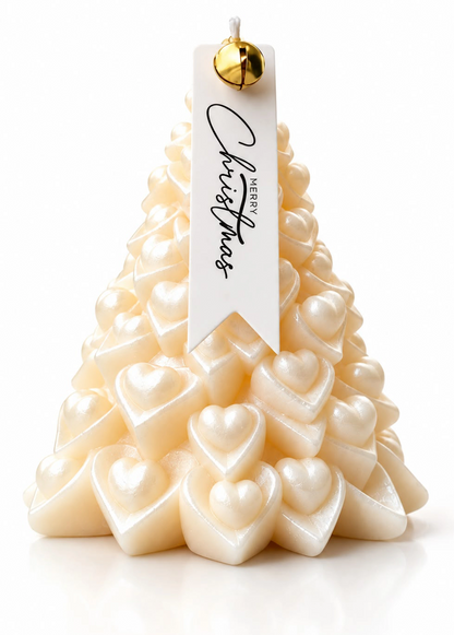 Vela Aromática Pinheiro com Corações