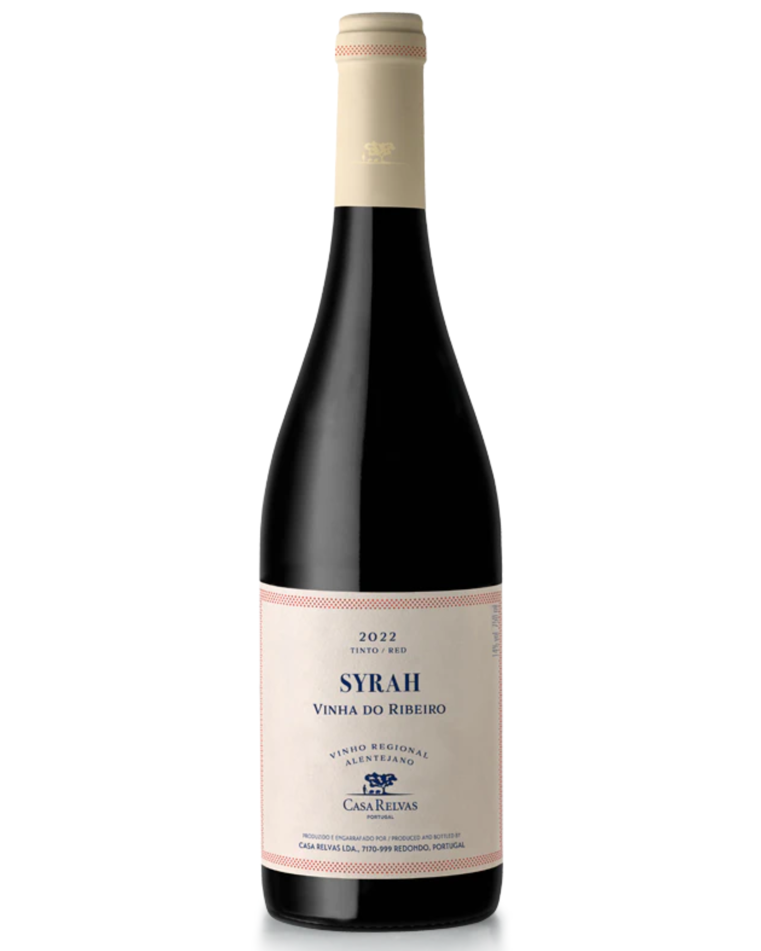 Casa Relvas Syrah Vinha do Ribeiro Alentejano Vinho Tinto 75cl