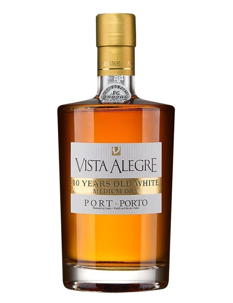 A Bottle of Vista Alegre 10 Years White Medium Dry