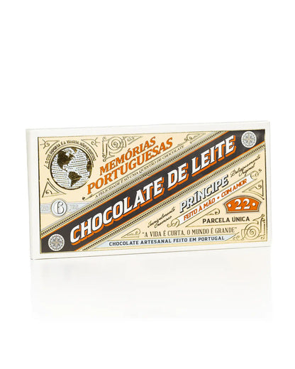 Tablete de Chocolate de Leite Premium Memórias Portuguesas 50g