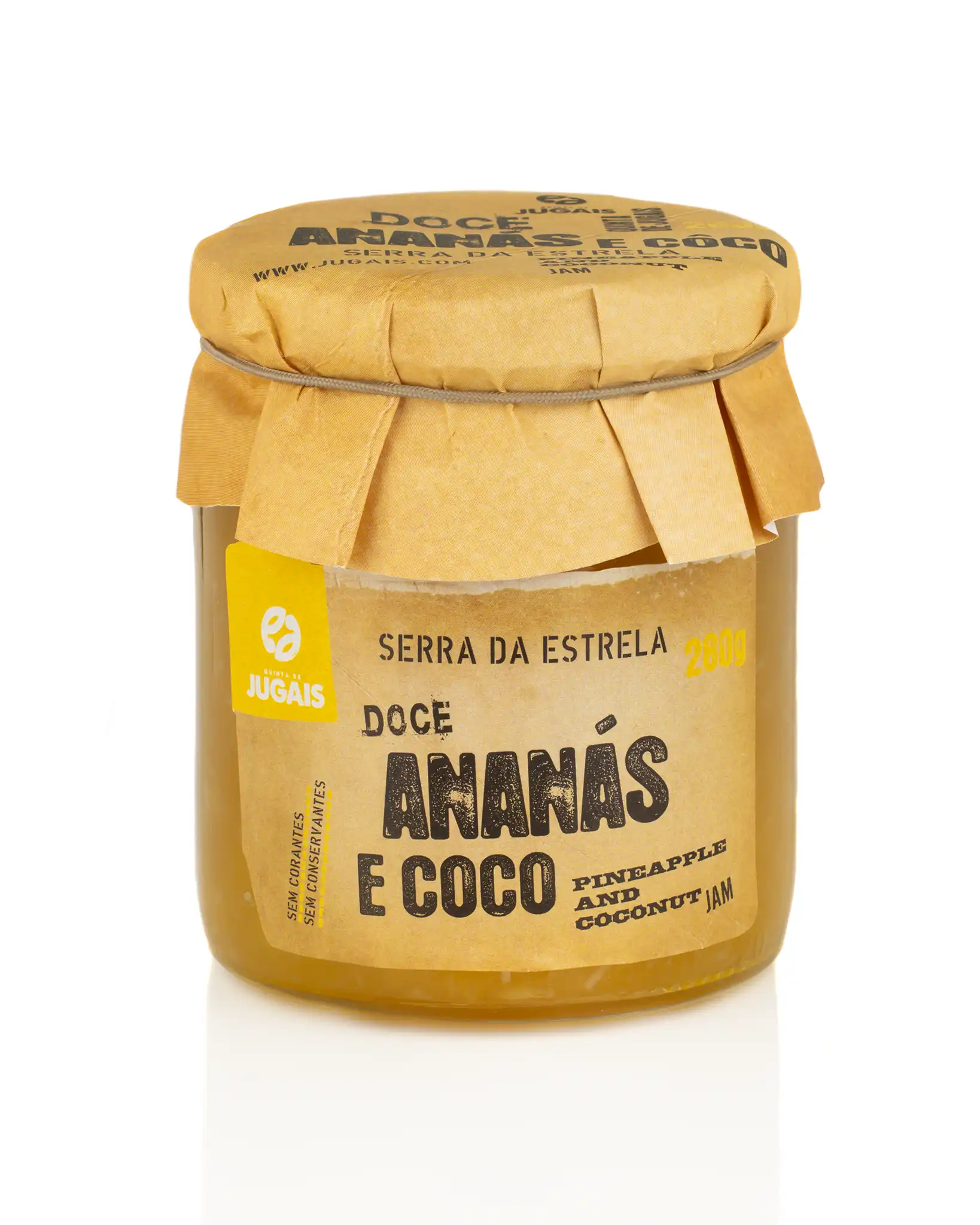 Doce de Ananás e Coco Quinta de Jugais 280g (imagem apenas demonstrativa)