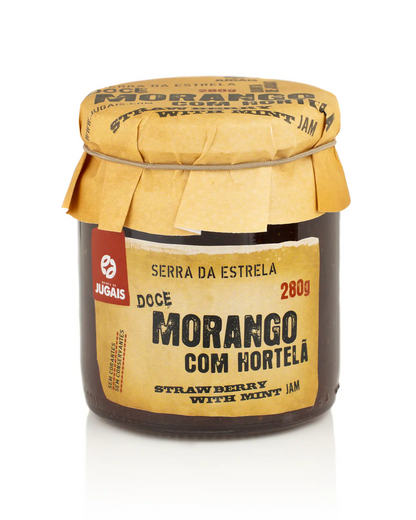 Doce de Morango e Hortelã Quinta de Jugais 280g (imagem apenas demonstrativa)