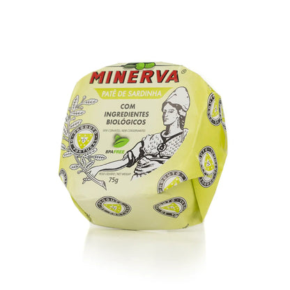 Patê de Sardinha com Ingredientes Biológicos Minerva 75g