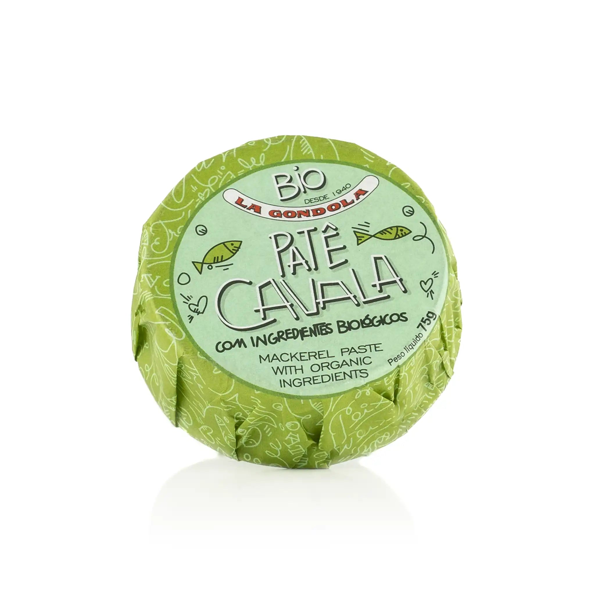 Patê de Cavala com Ingredientes Biológicos La Gondola 75g