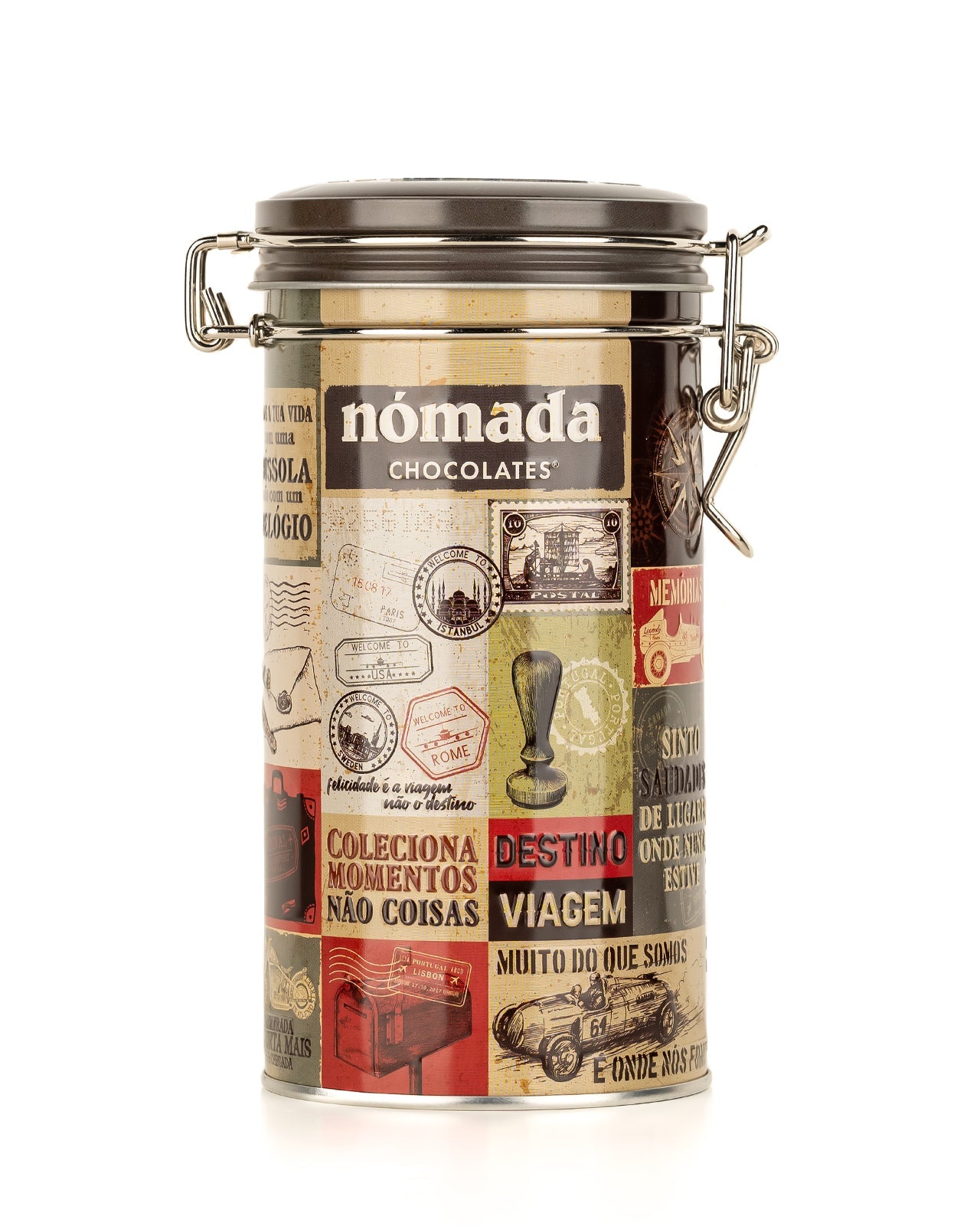 &quot;Travel&quot; Can of Chocolate Almonds 150g