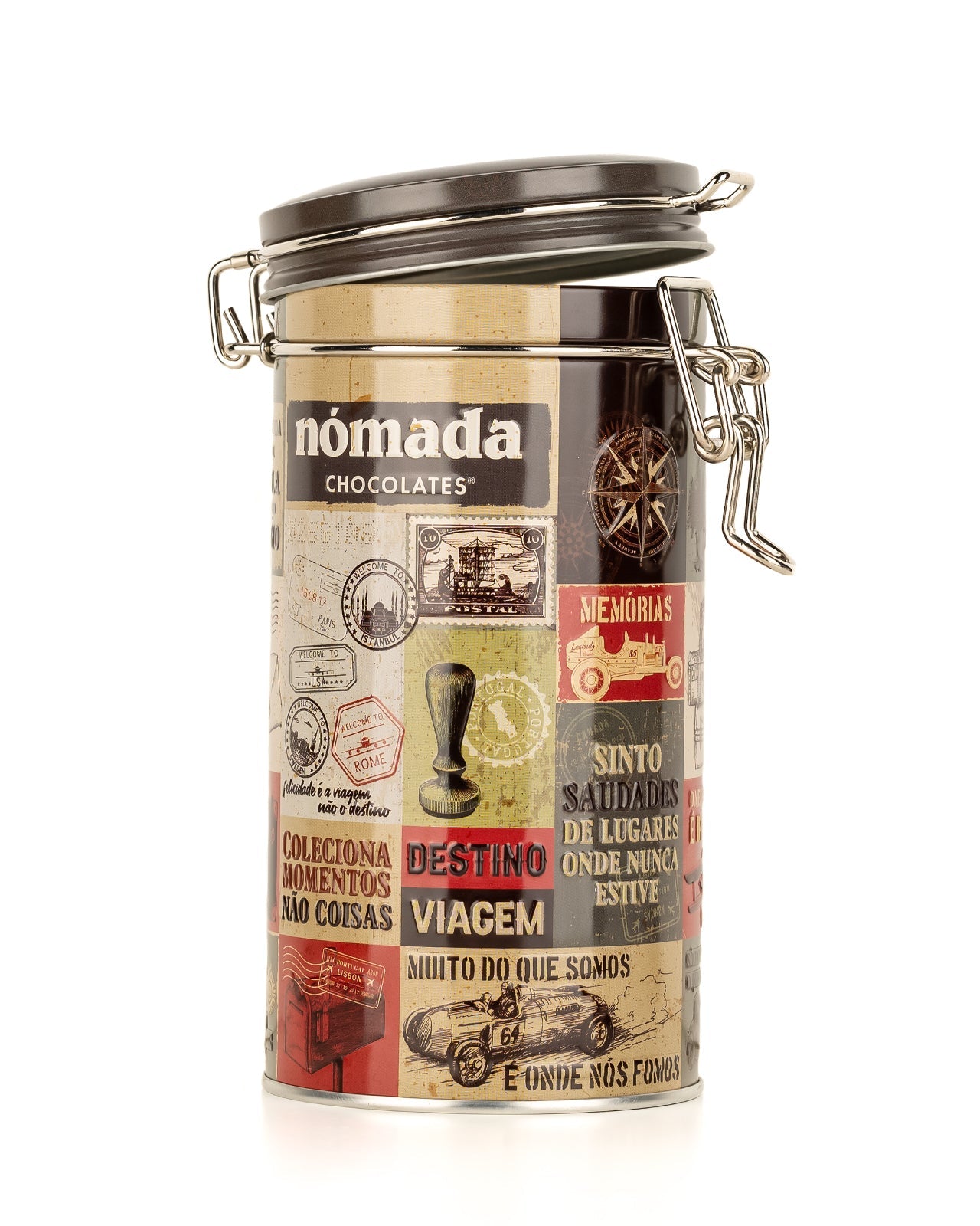 &quot;Travel&quot; Can of Chocolate Almonds 150g