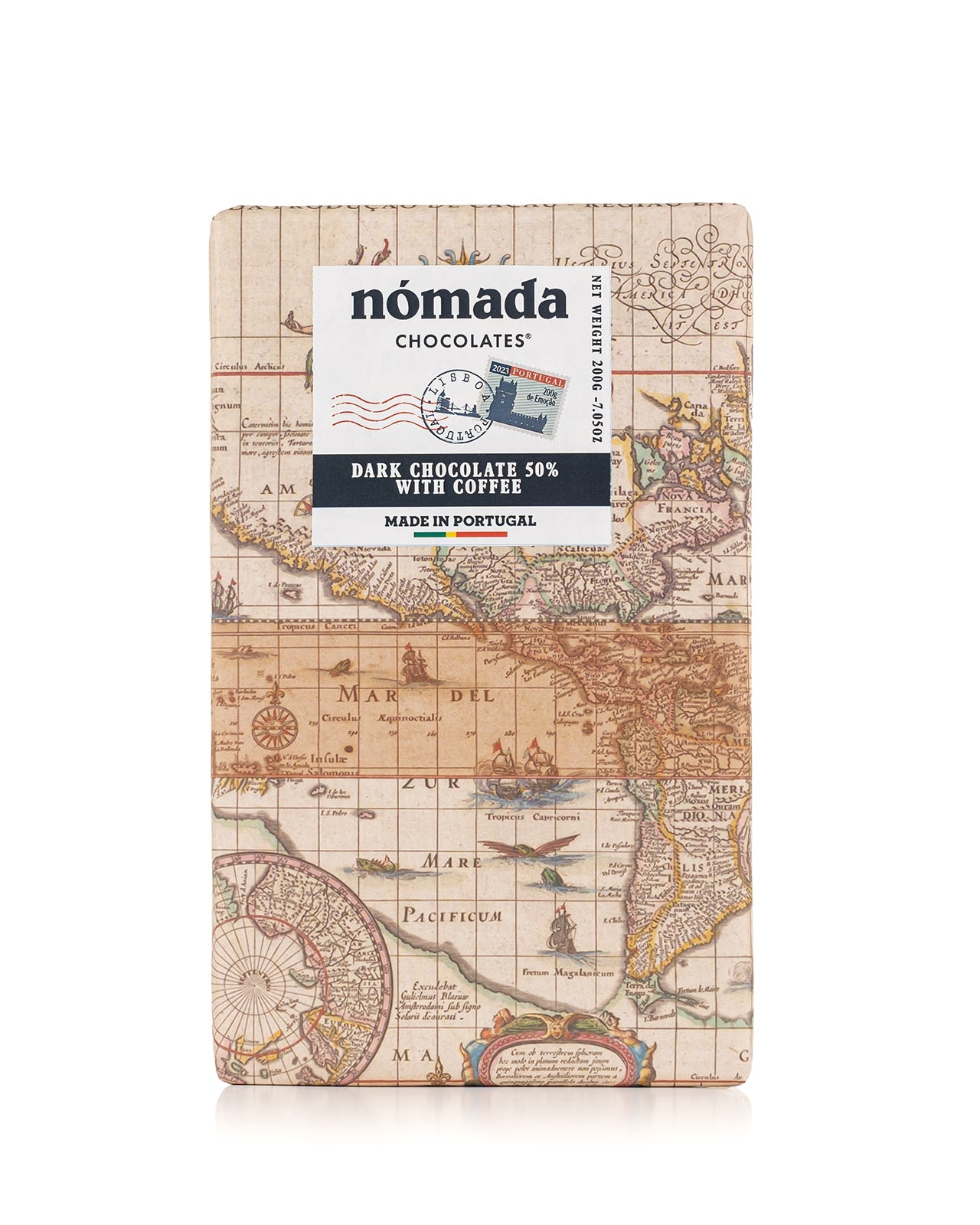 50% Dark Chocolate with Nómada Coffee 200g